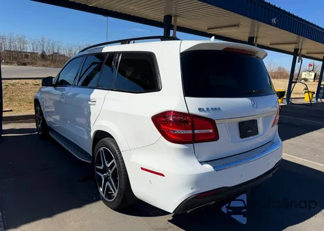 2018 Merz Gls 550 4M White z USA, uszkodzony, nr VIN 4JGDF7DE0JB098074